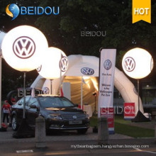 Moving LED Balloons Lighting Advertising Inflatable Tripod Stand Balloon